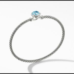 David Yurman Chatelaine bracelet with blue topaz